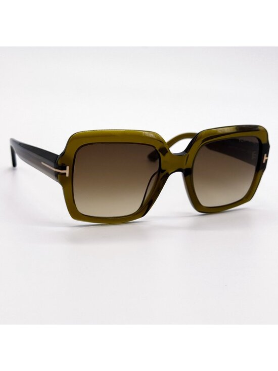 NEW TOM FORD KAYA SUNGLASSES TF1082 51F SQUARE BROWN WOMEN EYEWEAR FT1082/S main image 4